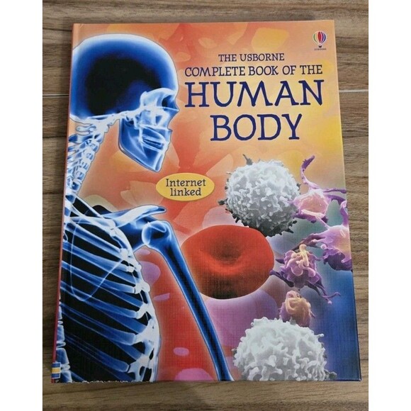 The Usborne Complete Book Of The Human Body Anna Claybourne Hardcover Homeschool - Picture 1 of 10